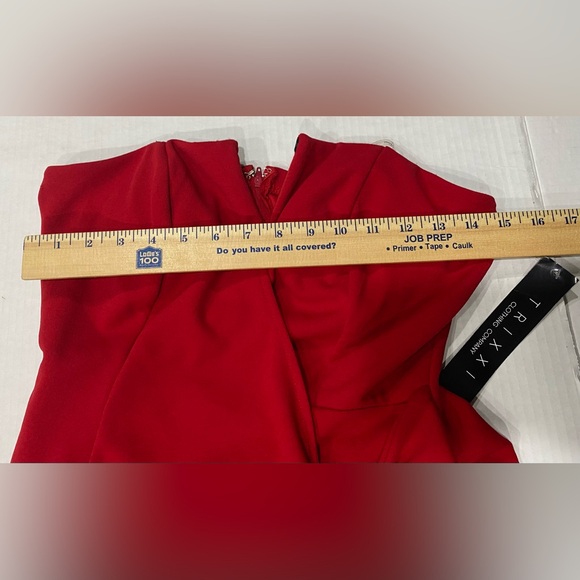 Trixxi Clothing Company Strapless Mini Dress Size Large Color Red - Picture 10 of 10